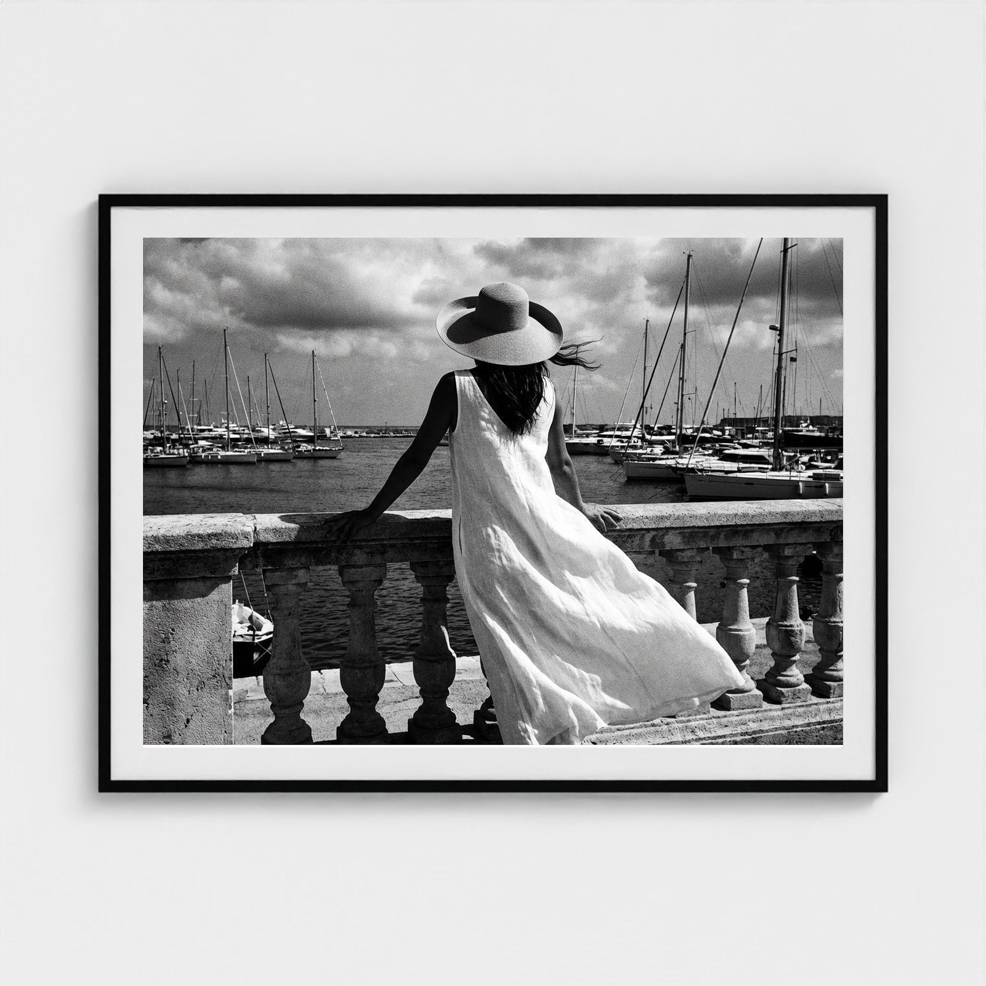porto-cervo 48x36-black frame frame