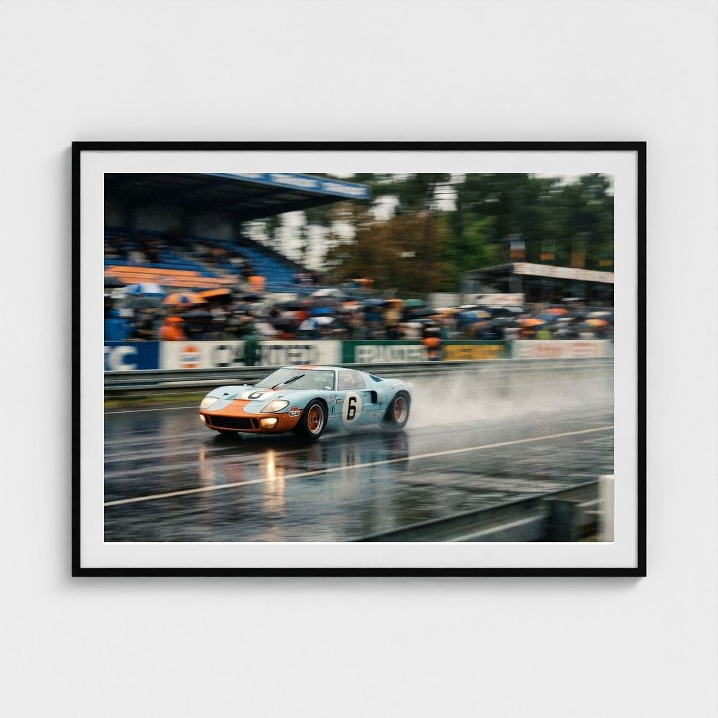 le-mans-blur 48x36-black frame frame