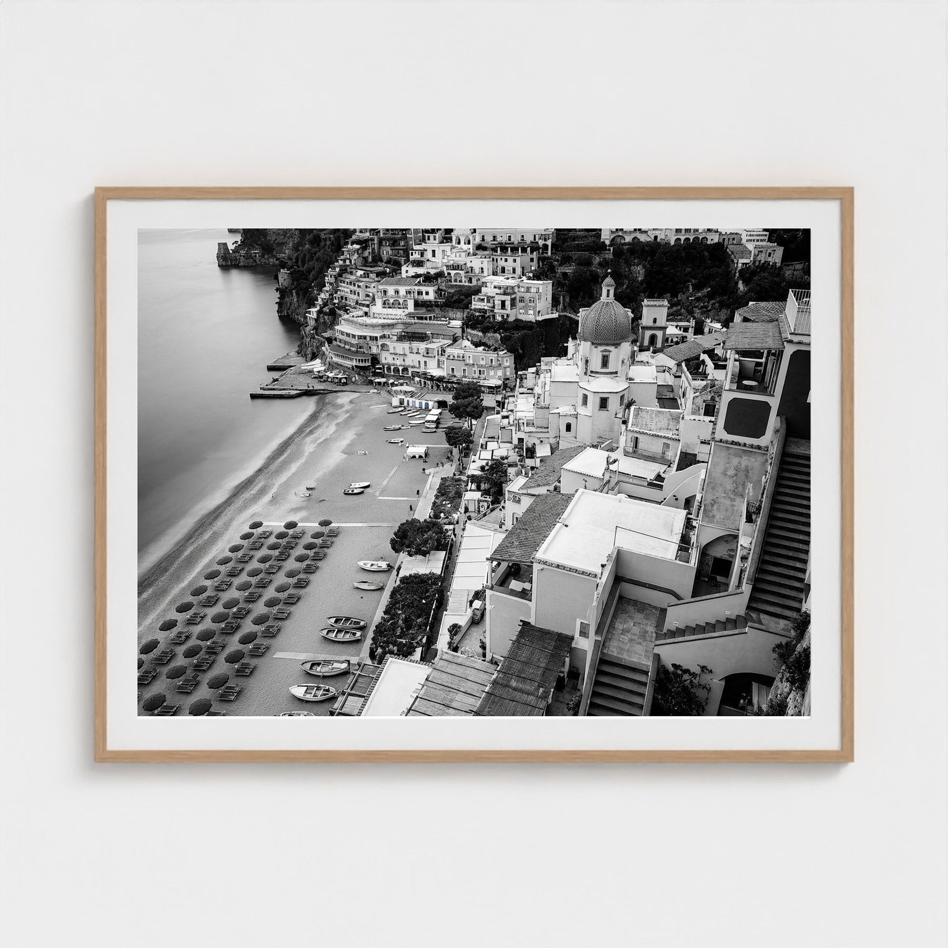 bw-spiaggia-grande 48x36-natural frame frame