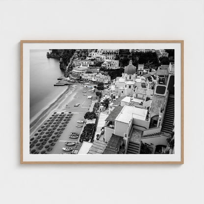 bw-spiaggia-grande 48x36-natural frame frame