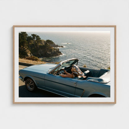 pacific-coast-highway 48x36-natural frame frame