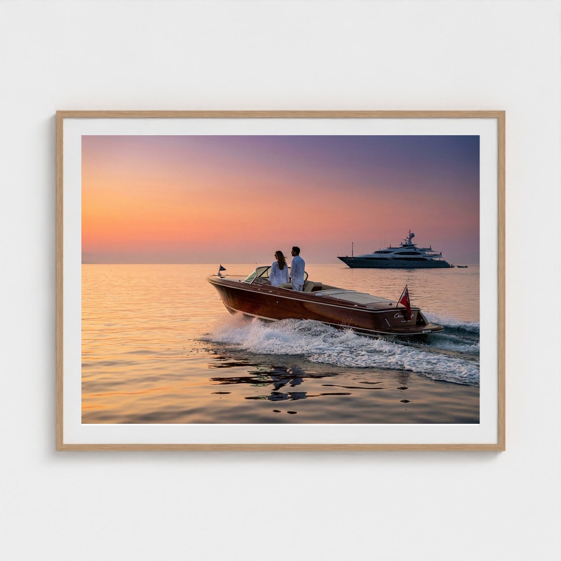 tender-at-sunset 48x36-natural frame frame