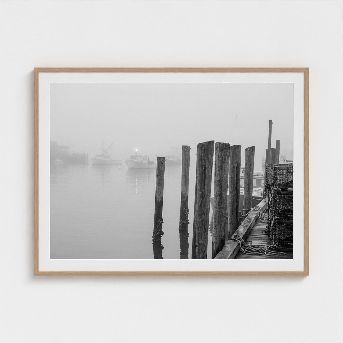 harbor-fog 48x36-natural frame frame