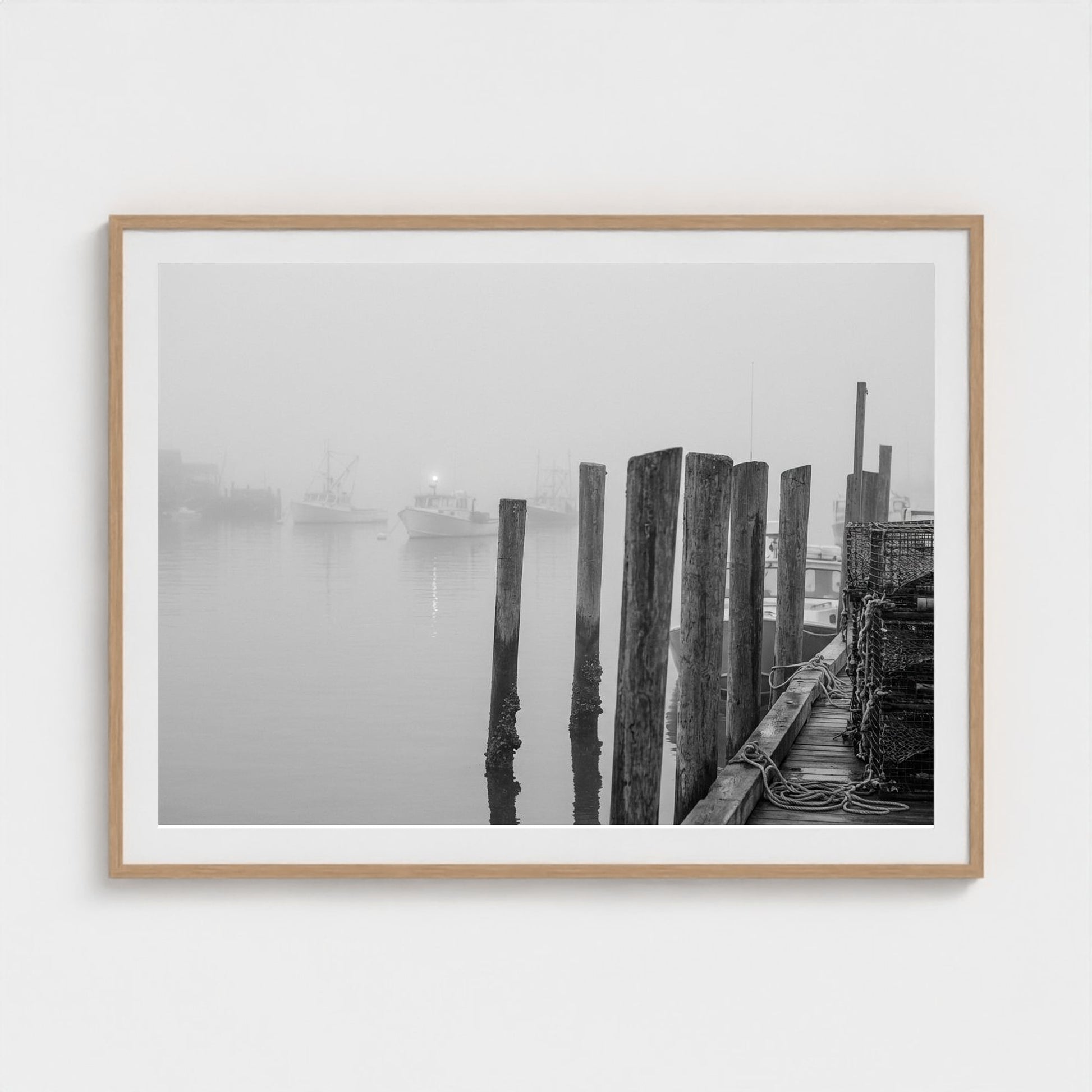harbor-fog 48x36-natural frame frame