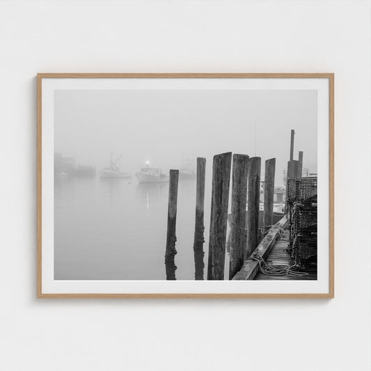 harbor-fog 48x36-natural frame frame