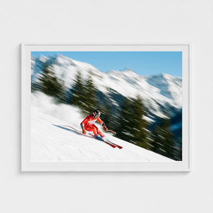 ski-descent 48x36-white frame frame