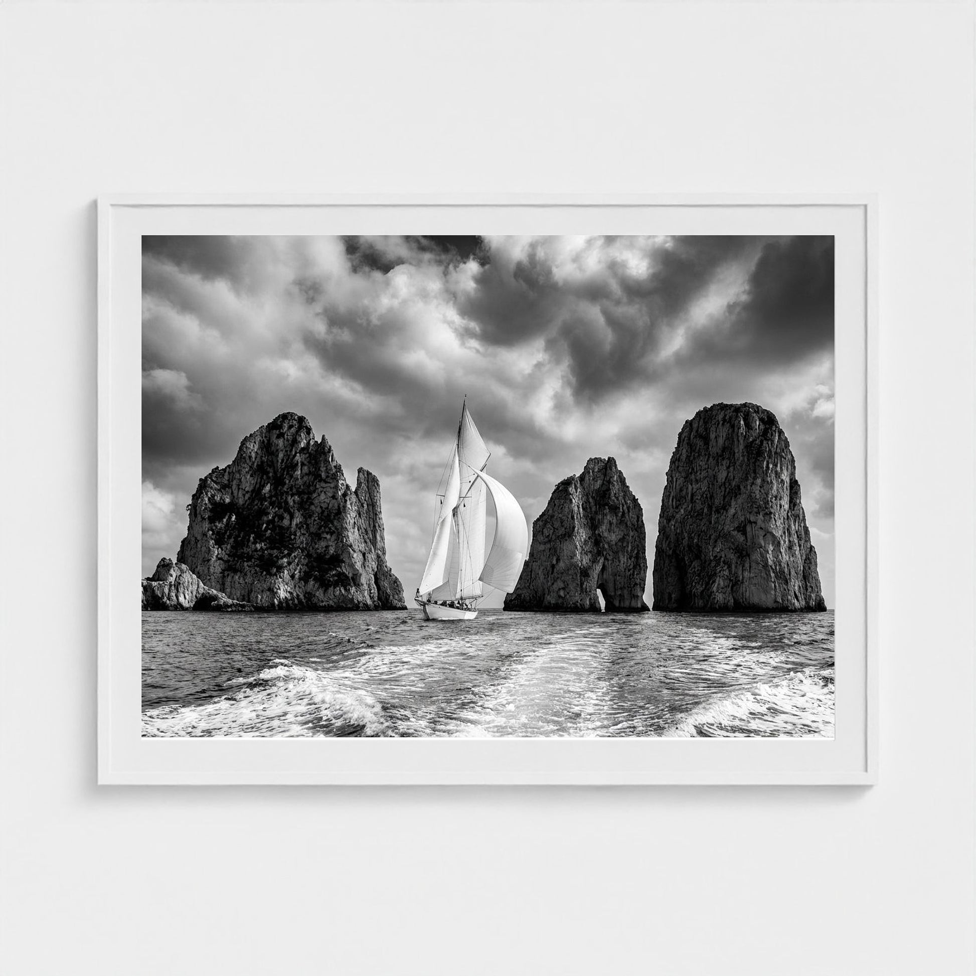 bw-capri-yacht 48x36-white frame frame