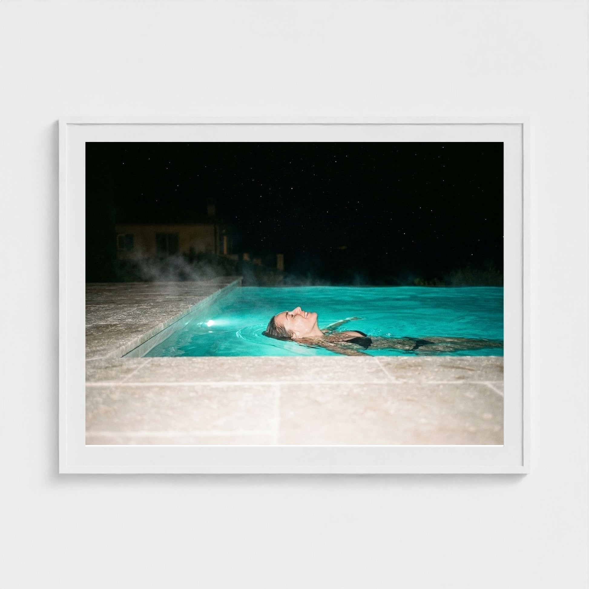 night-swim 48x36-white frame frame