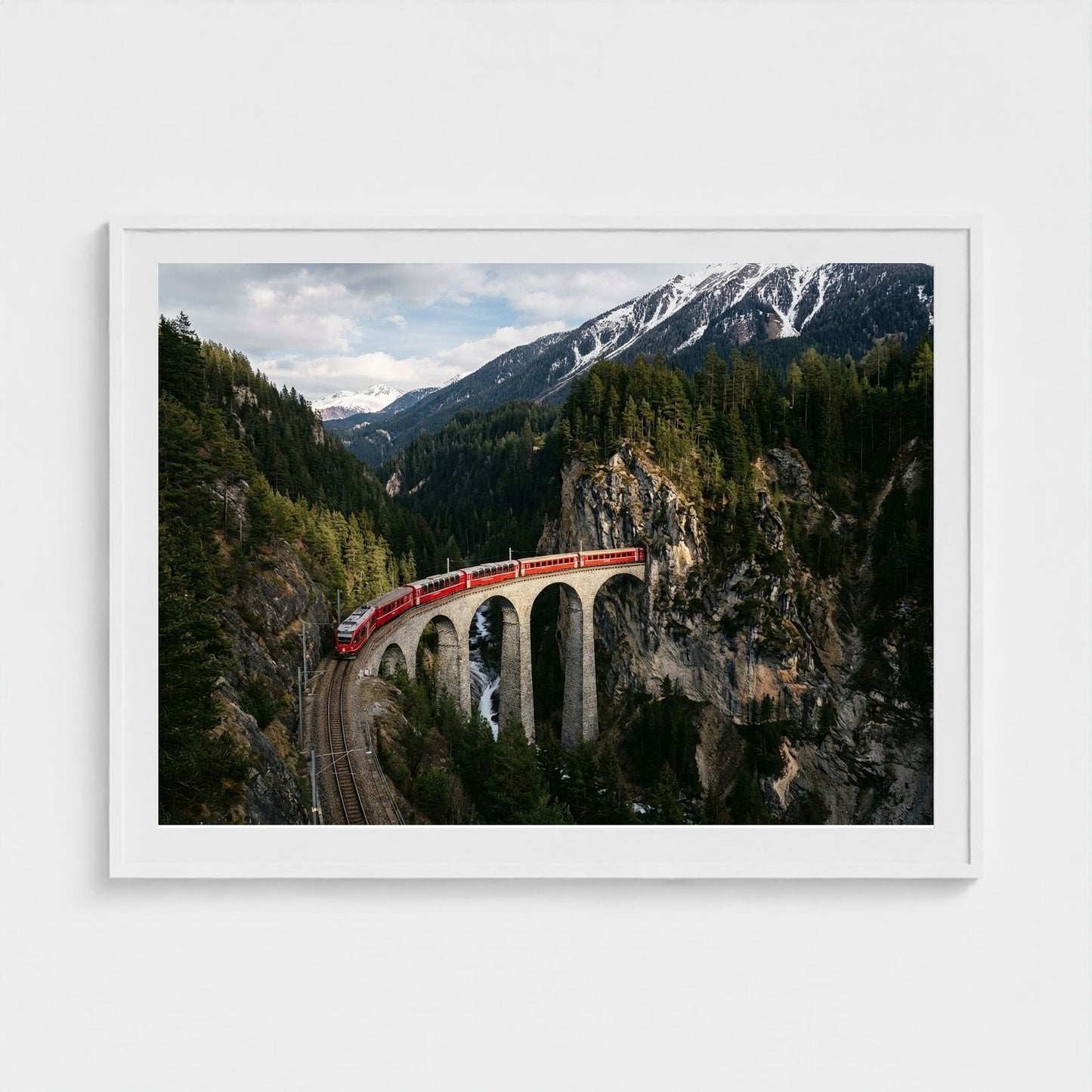 alpine-train 48x36-white frame frame