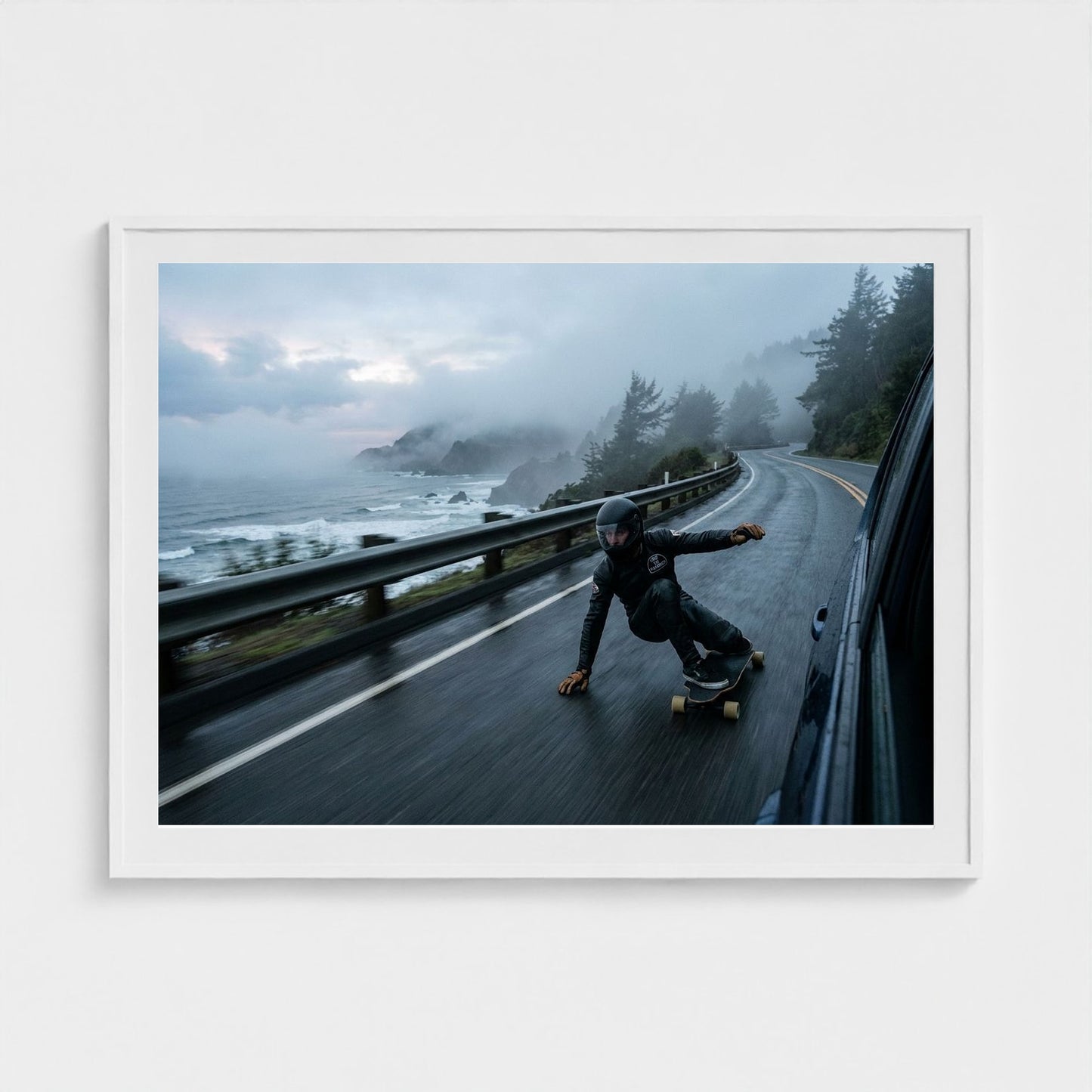 downhill 48x36-white frame frame