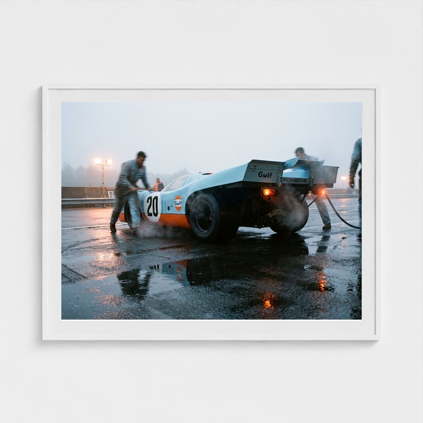 le-mans-dawn 48x36-white frame frame