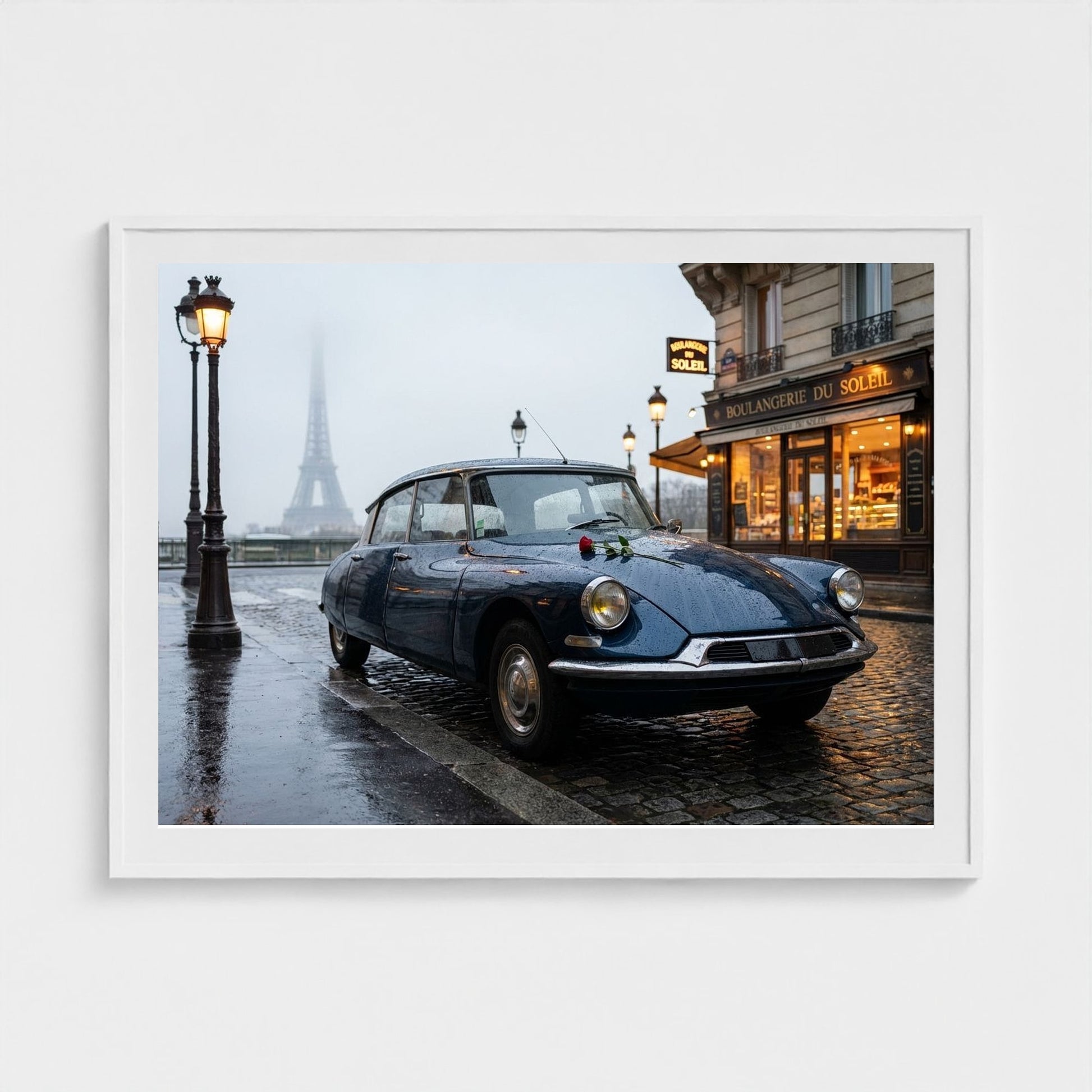 paris-dawn 48x36-white frame frame