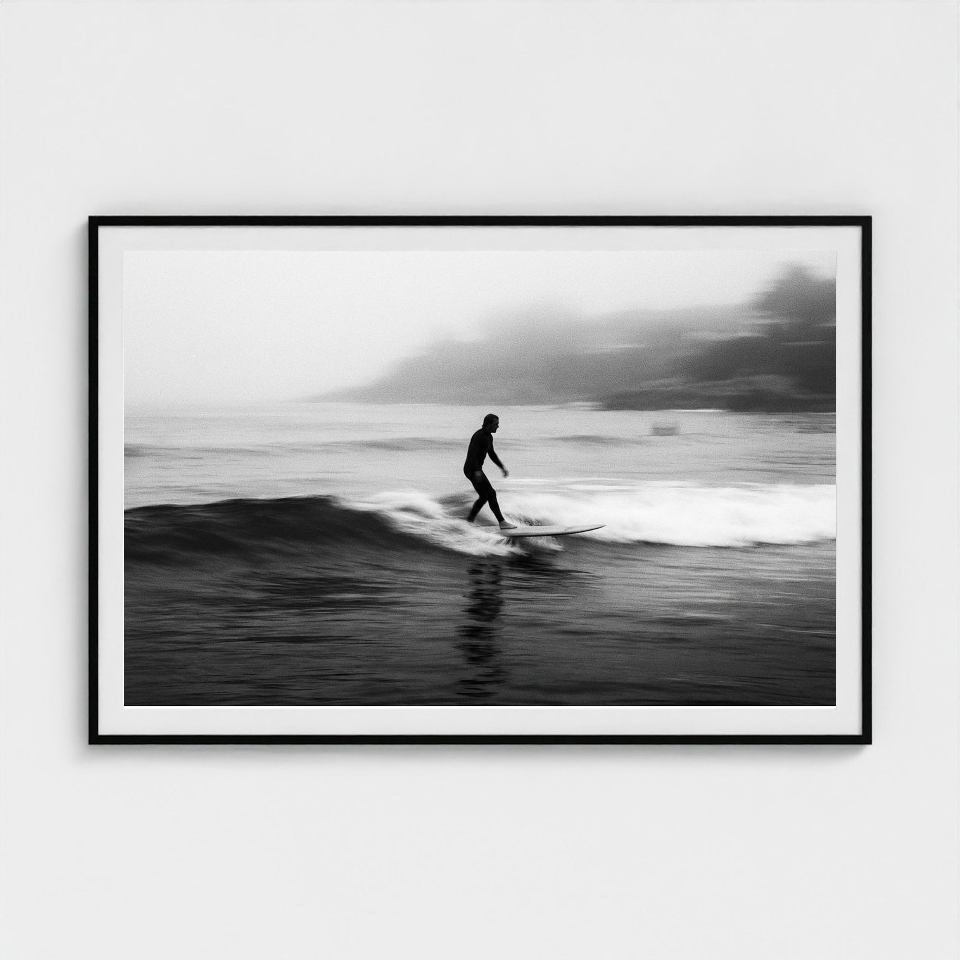 longboard-glide 60x40-black frame frame
