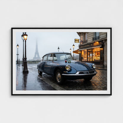 paris-dawn 60x40-black frame frame