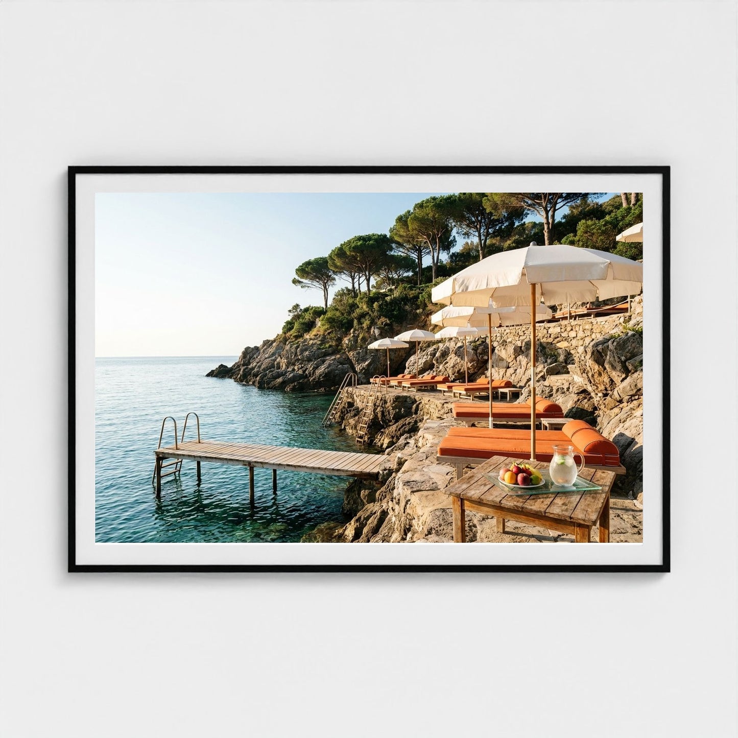 pellicano-beach-club 60x40-black frame frame
