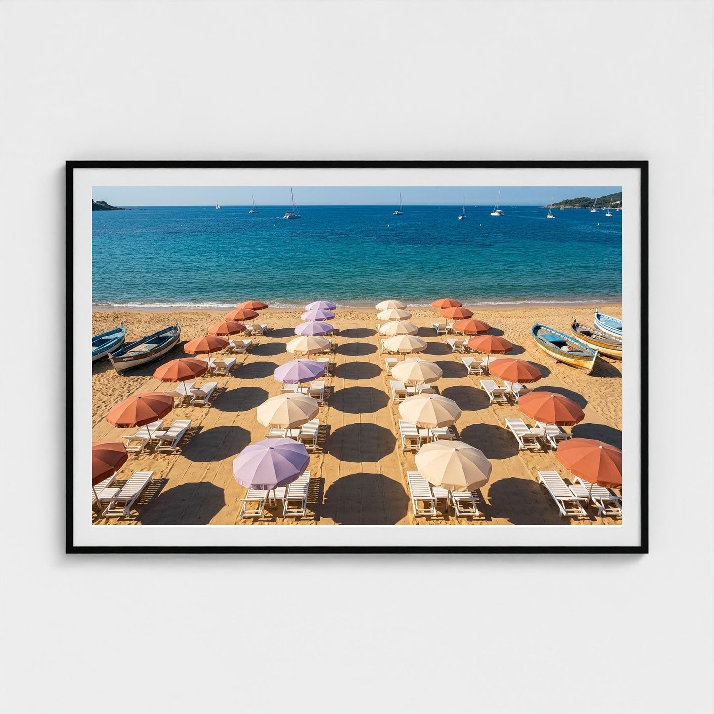 st-tropez-parasols 60x40-black frame frame