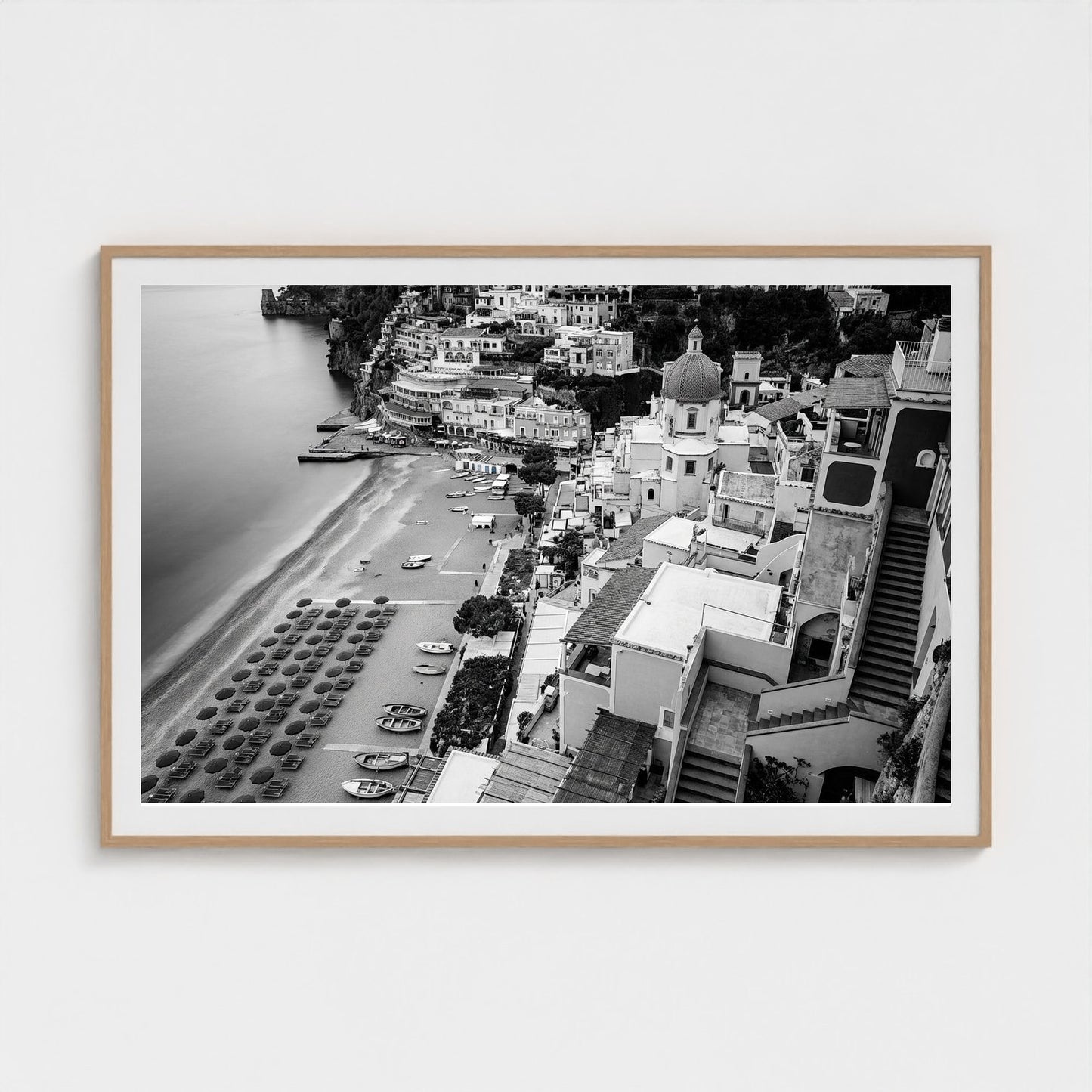 bw-spiaggia-grande 60x40-natural frame frame