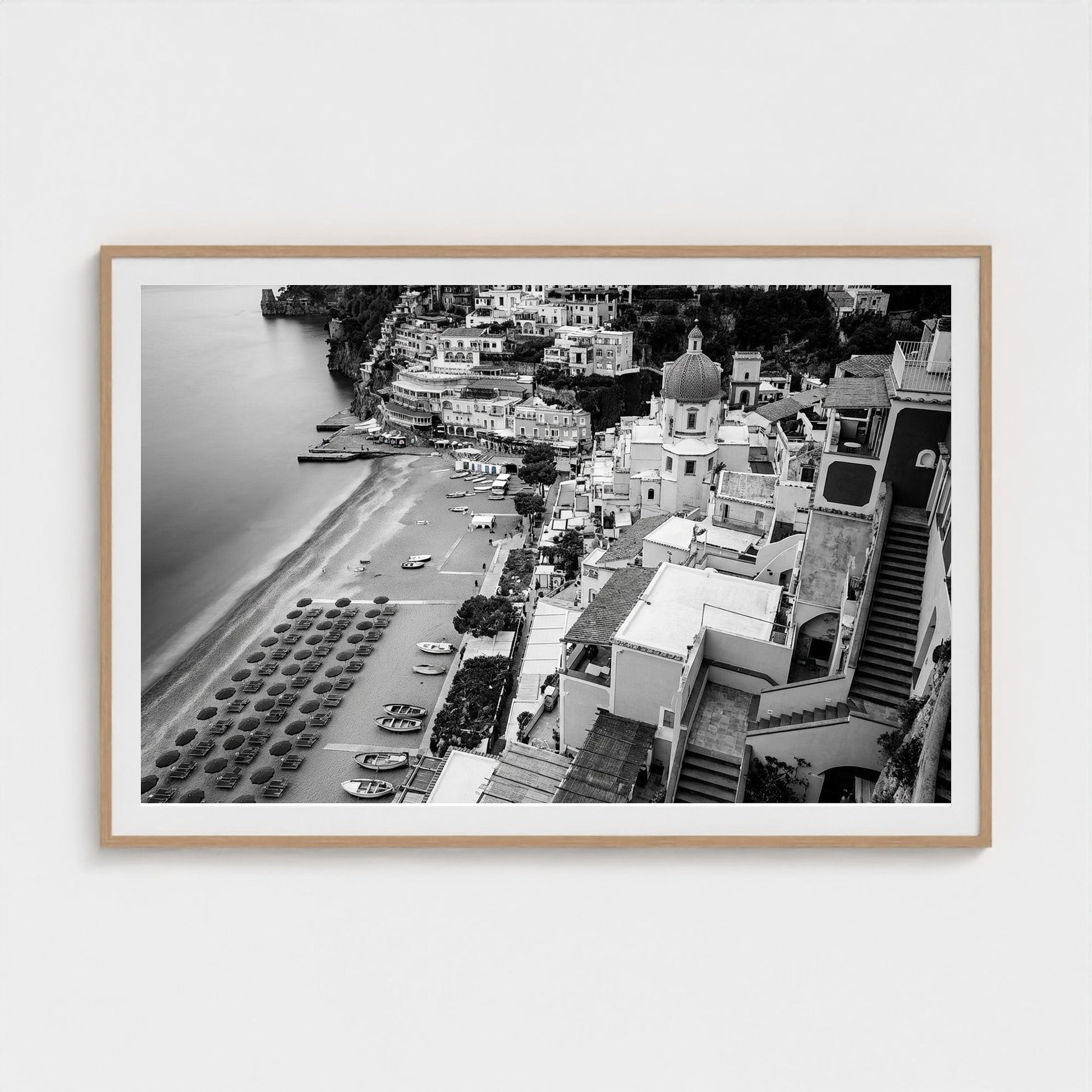 bw-spiaggia-grande 60x40-natural frame frame