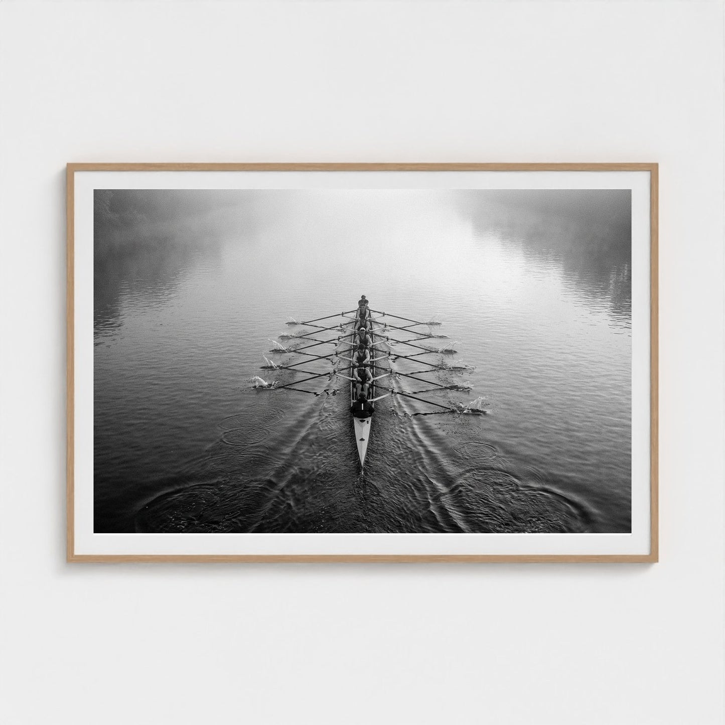 rowing-shell 60x40-natural frame frame