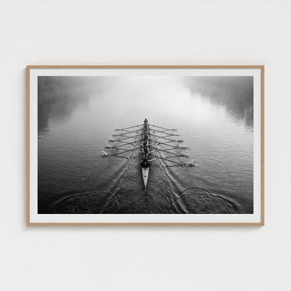 rowing-shell 60x40-natural frame frame