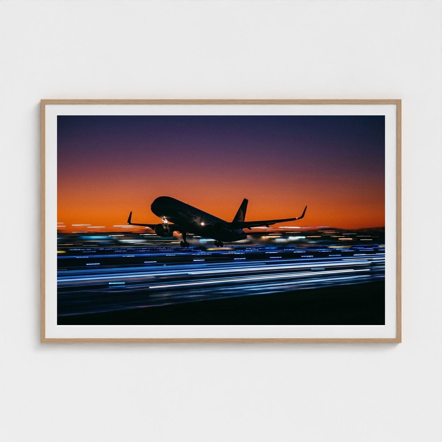 jet-takeoff 60x40-natural frame frame