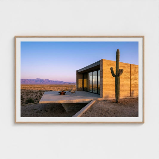 desert-chic-villa 60x40-natural frame frame