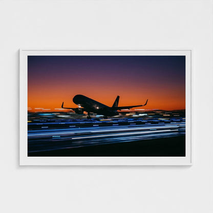 jet-takeoff 60x40-white frame frame