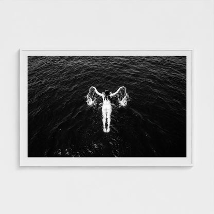 bw-open-water 60x40-white frame frame