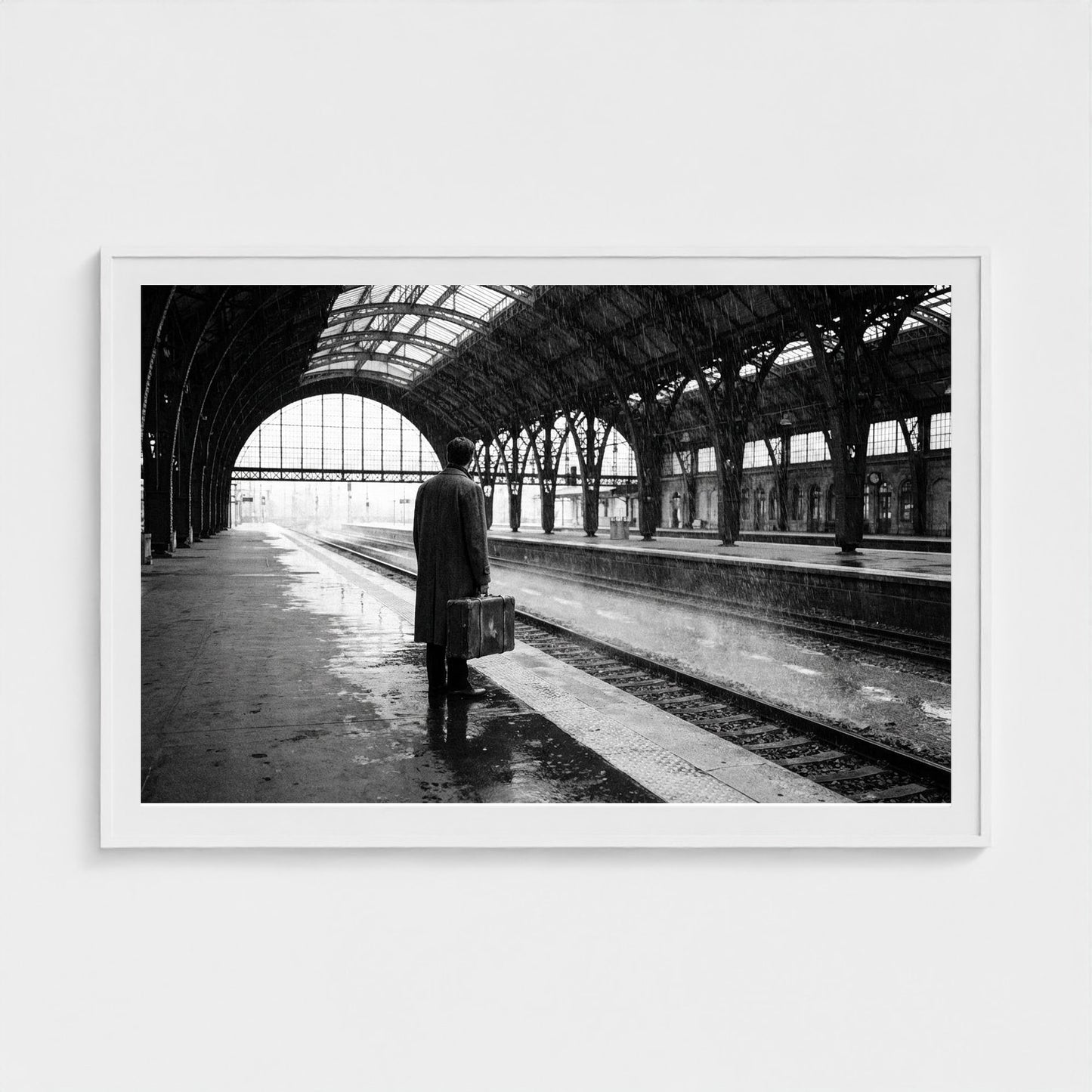 rain-station 60x40-white frame frame