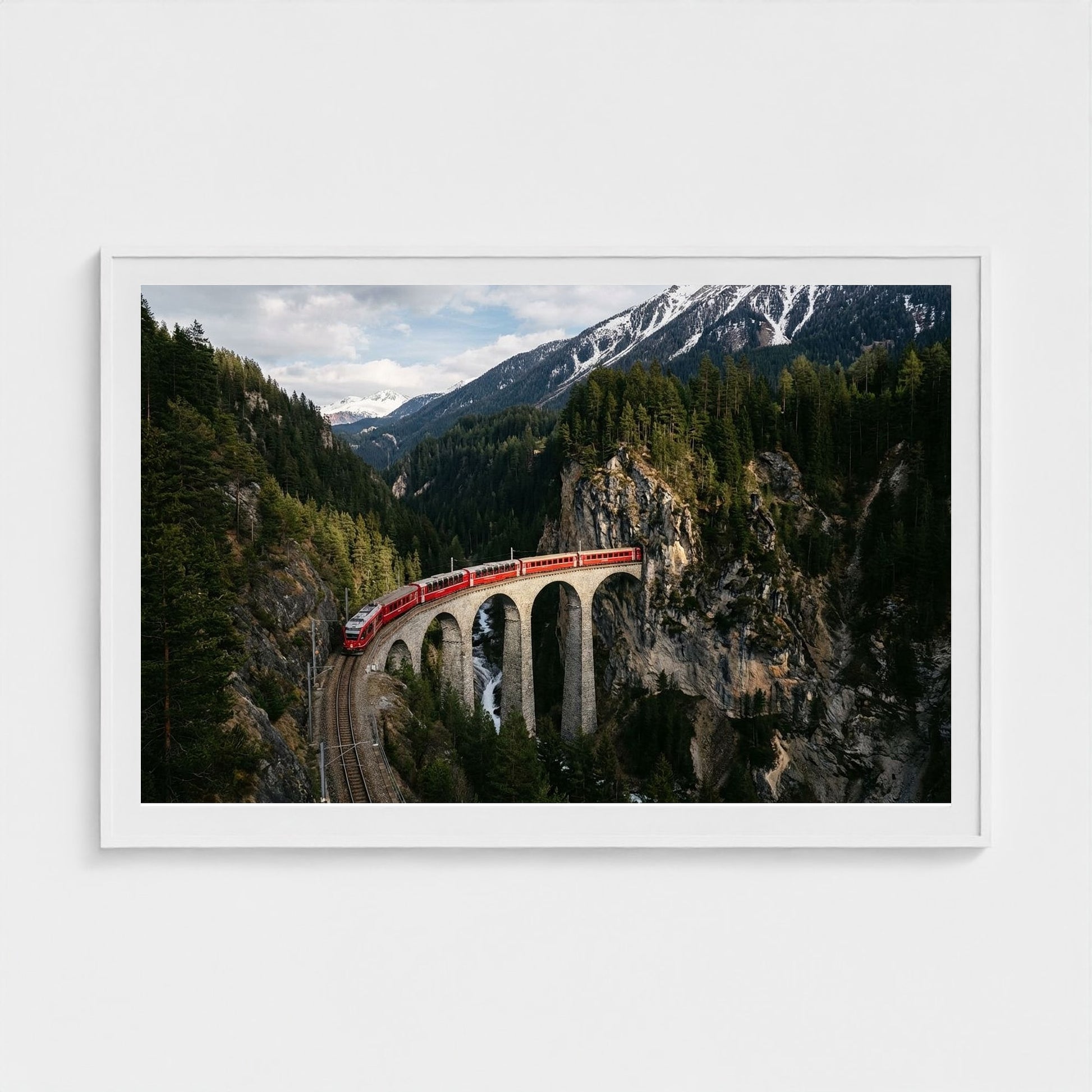 alpine-train 60x40-white frame frame