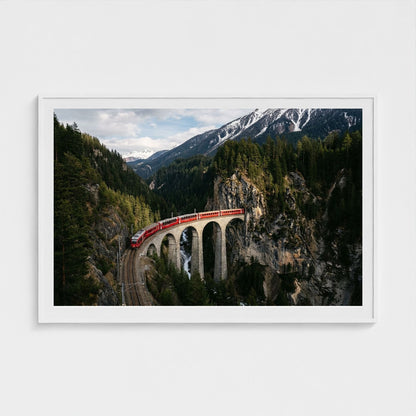 alpine-train 60x40-white frame frame