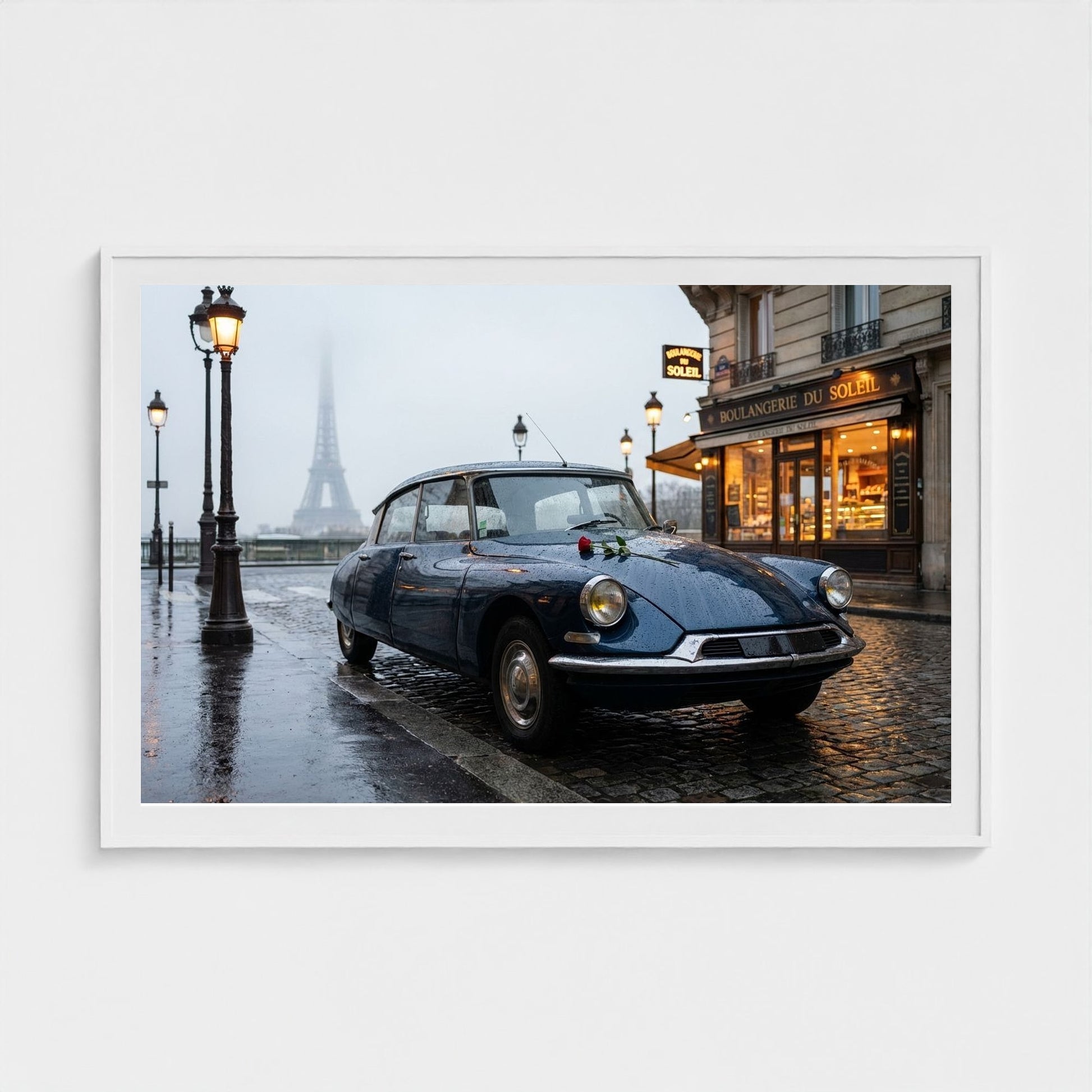paris-dawn 60x40-white frame frame