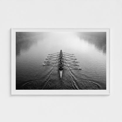 rowing-shell 60x40-white frame frame