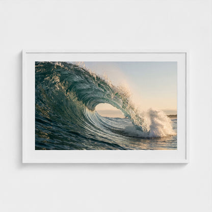 atlantic-wave-curl 36x24 white frame