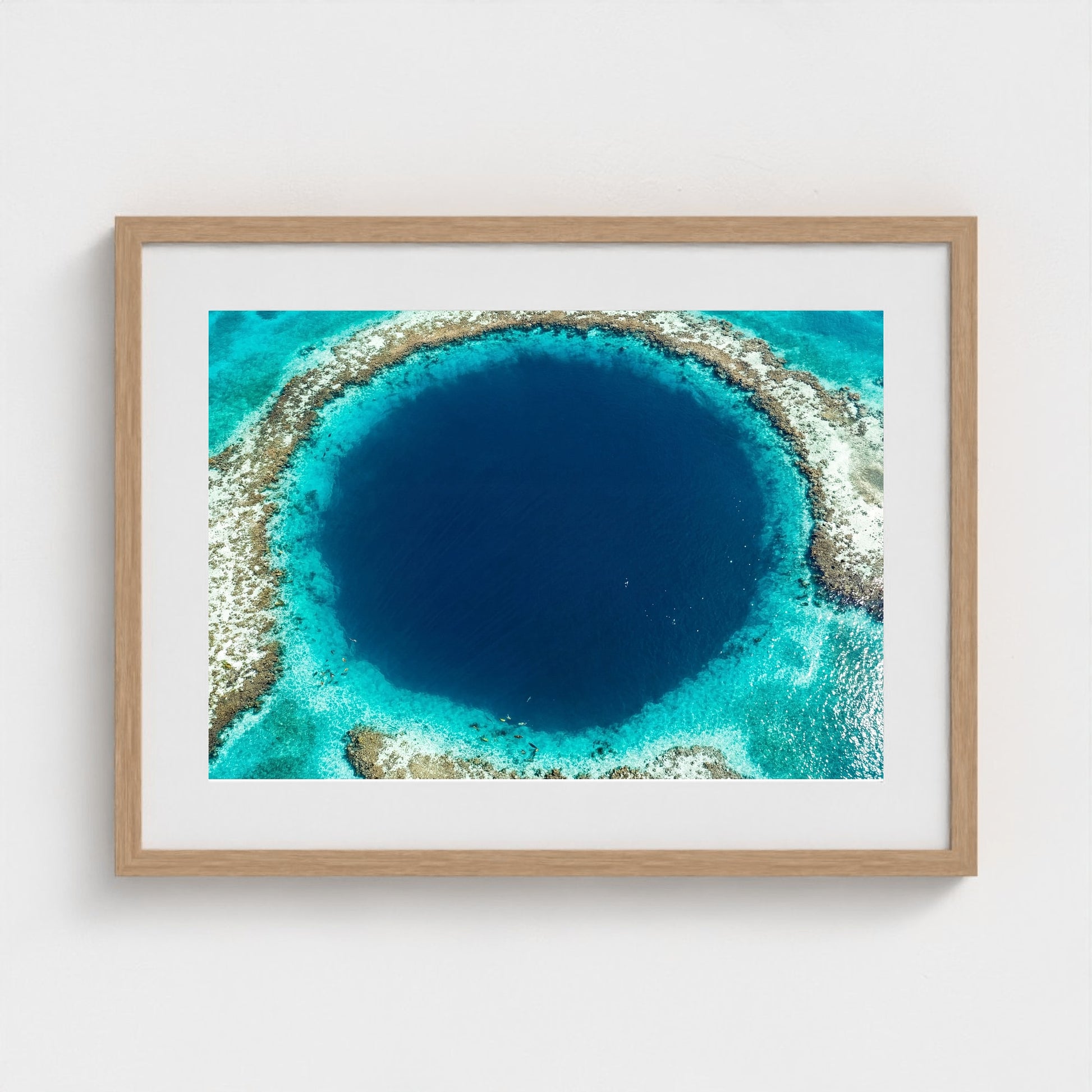 blue-hole-belize framed