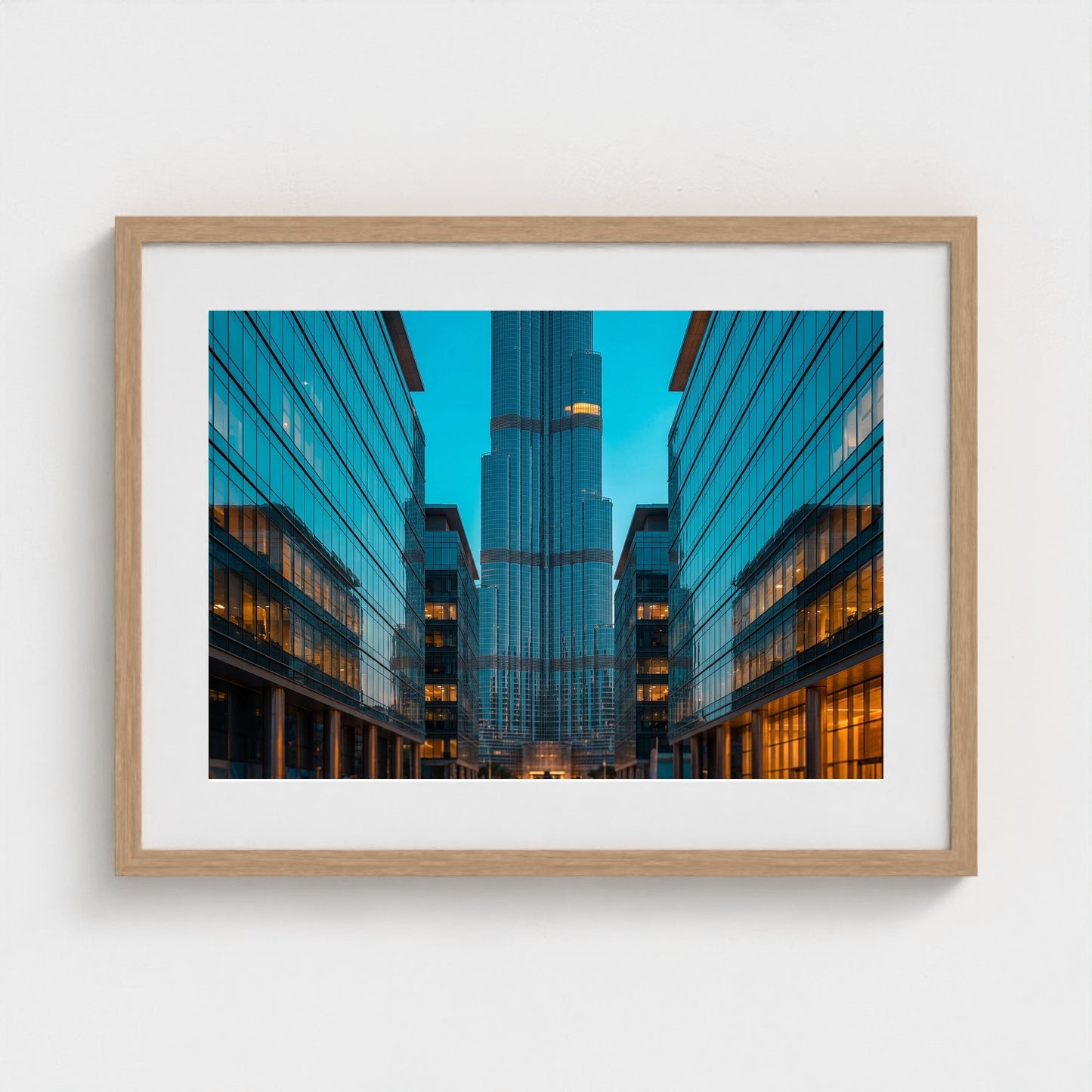 dubai-bluehour-towers 24x18 natural frame