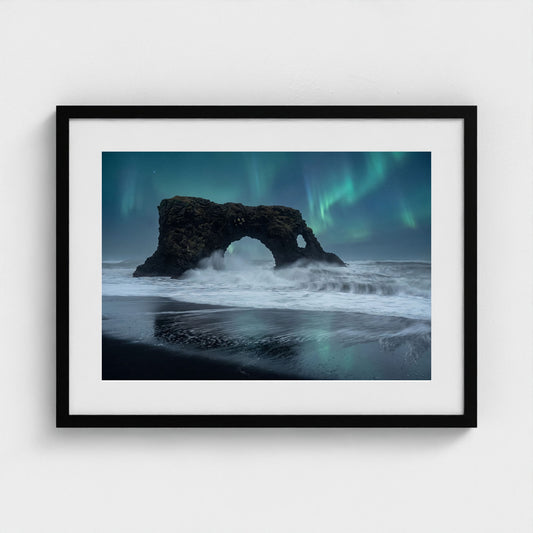 iceland-black-beach-arch framed