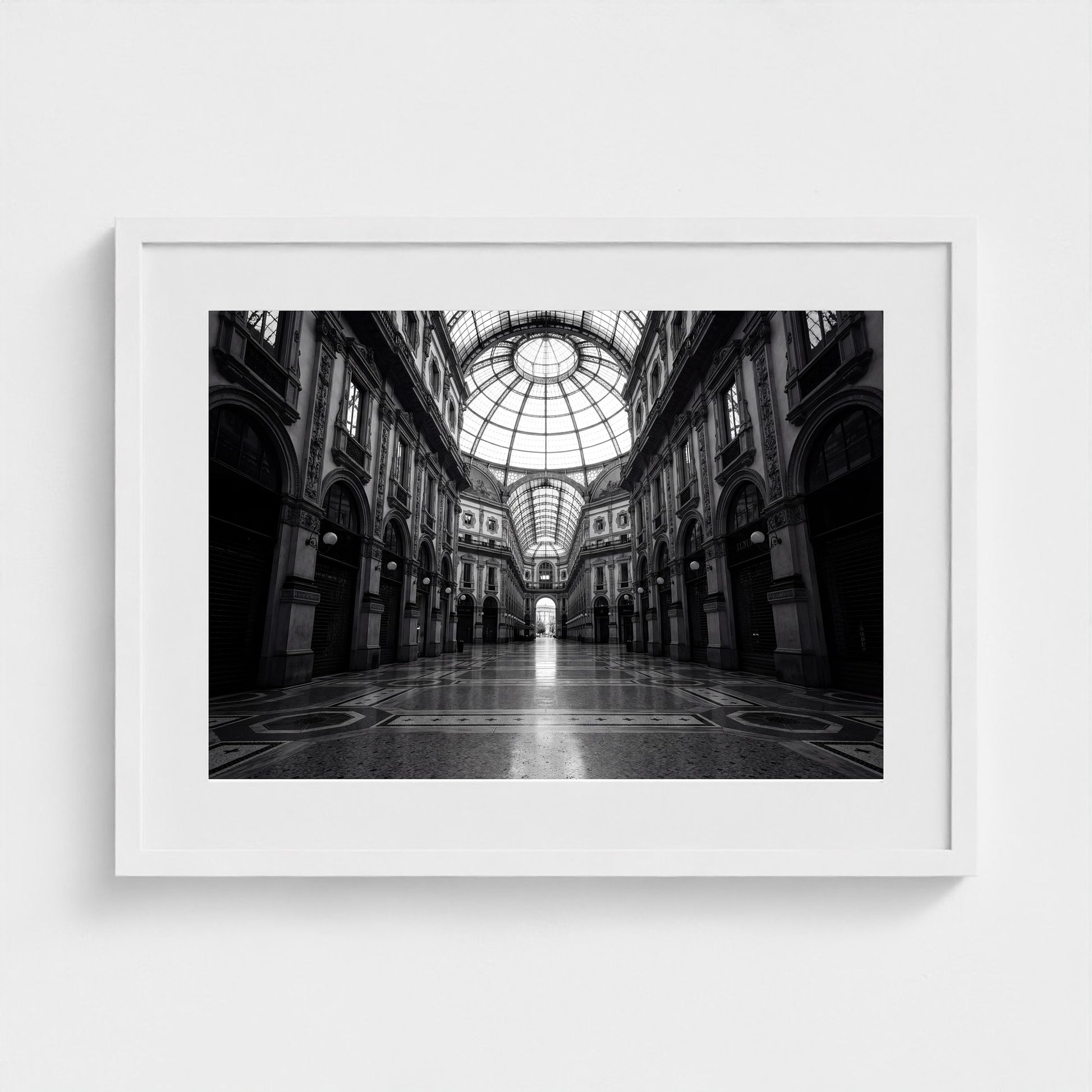 milan-galleria-empty 24x18 white frame