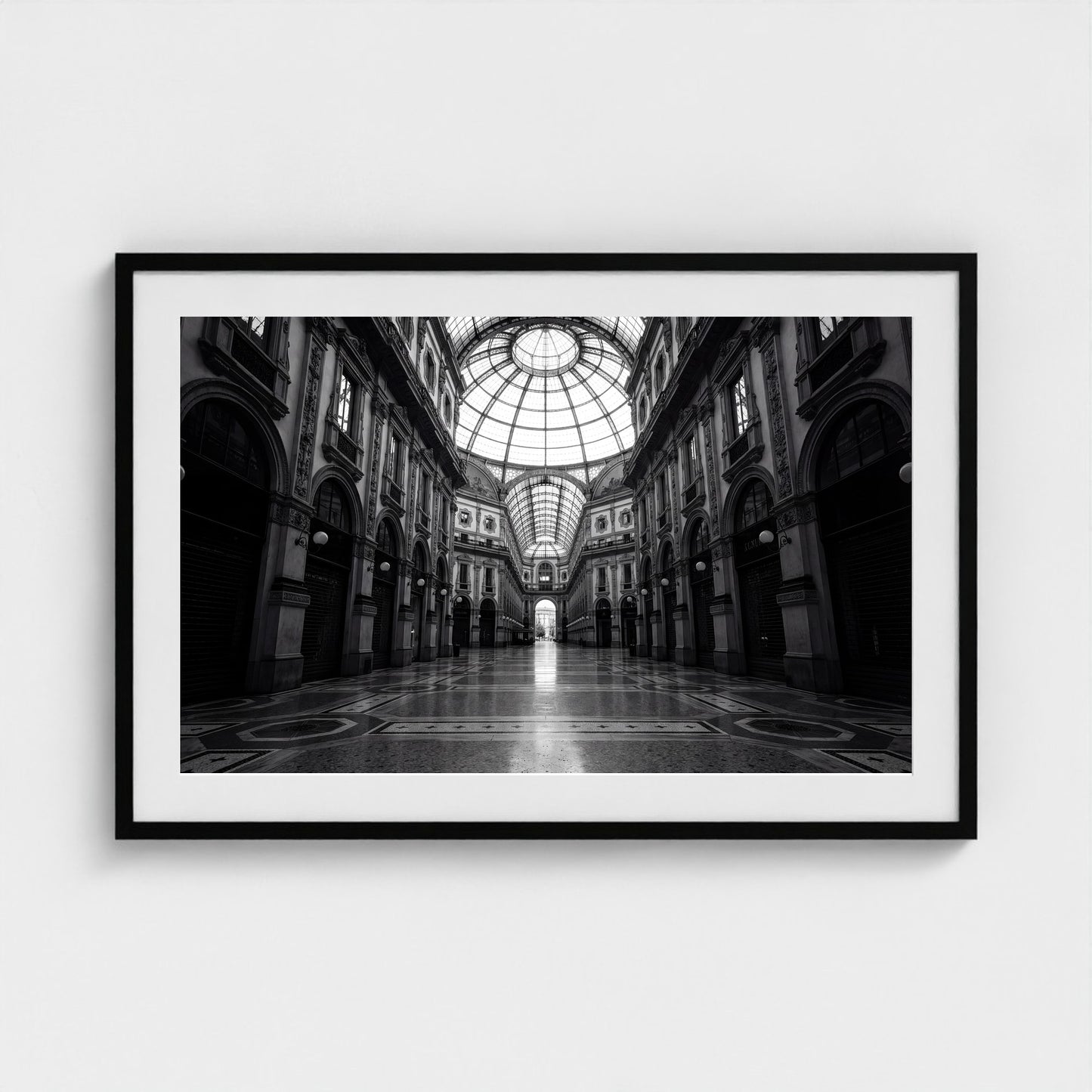 milan-galleria-empty 36x24 black frame