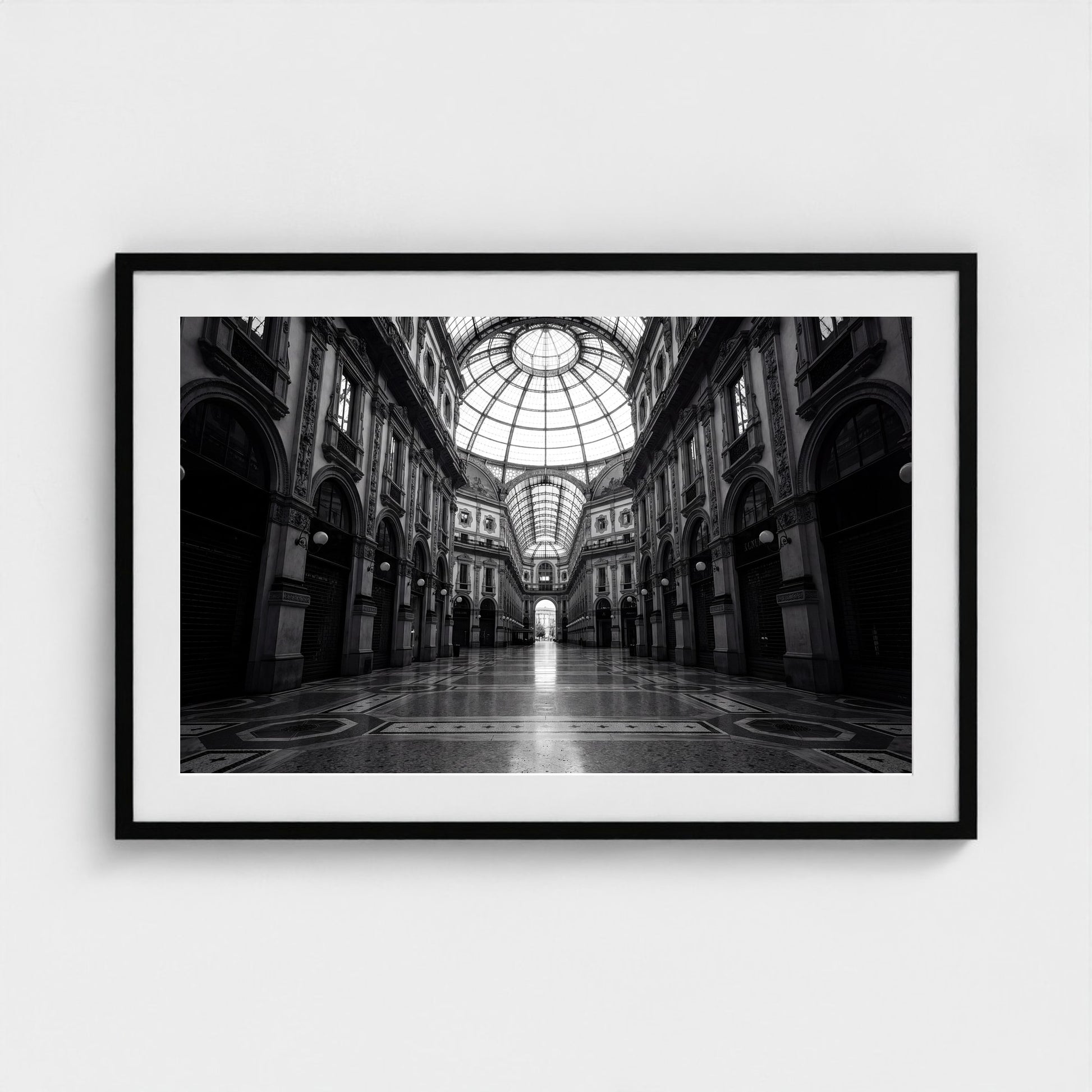 milan-galleria-empty 36x24 black frame