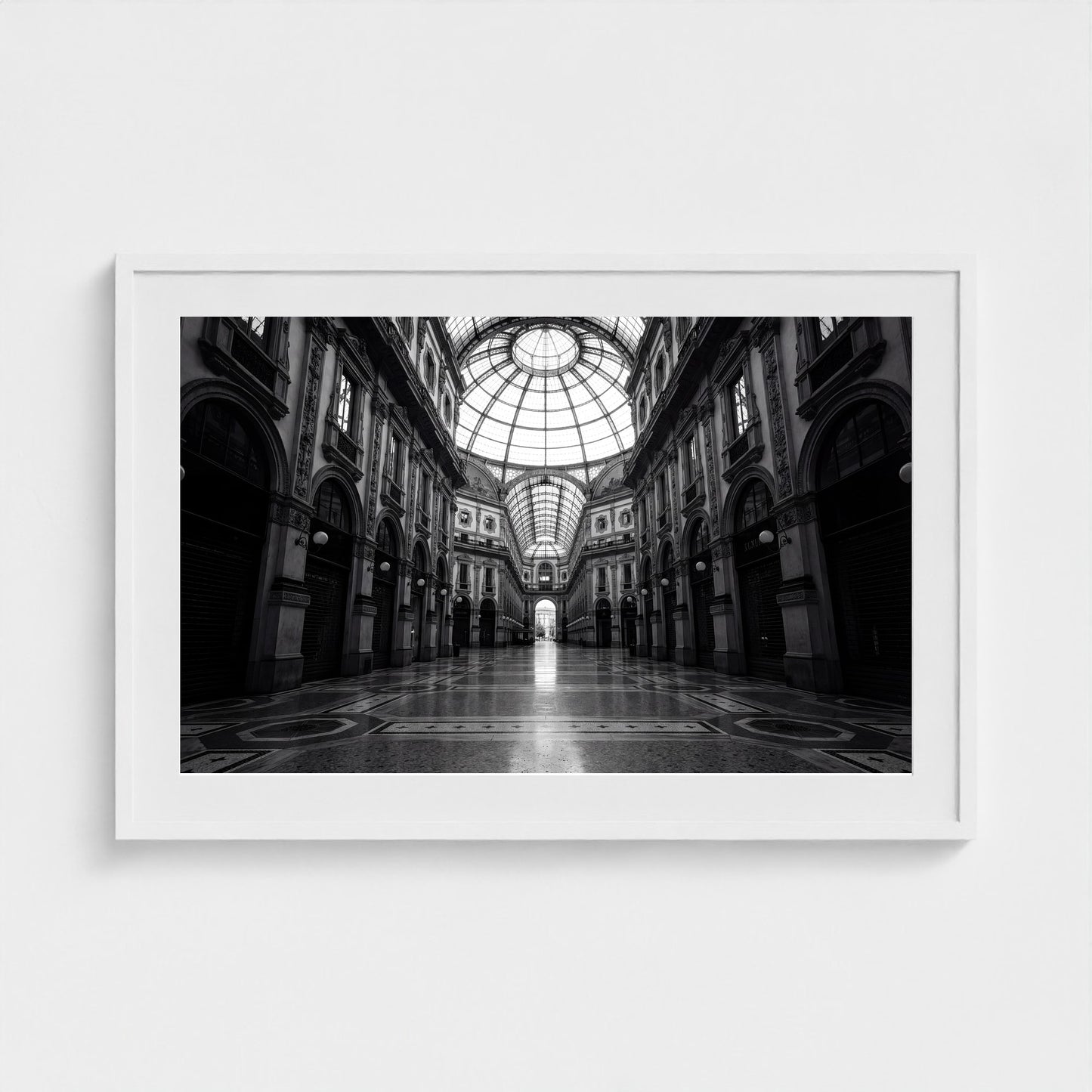 milan-galleria-empty 36x24 white frame