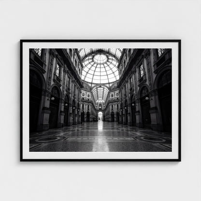 milan-galleria-empty 48x36 black frame