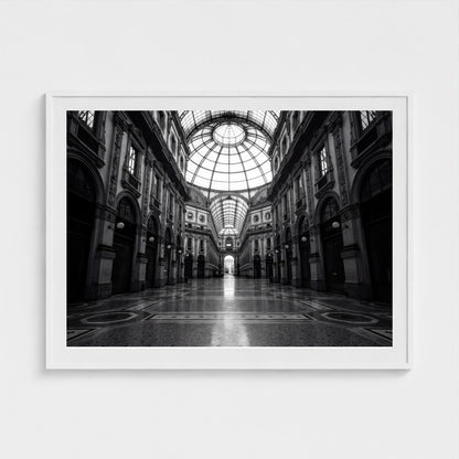milan-galleria-empty 48x36 white frame