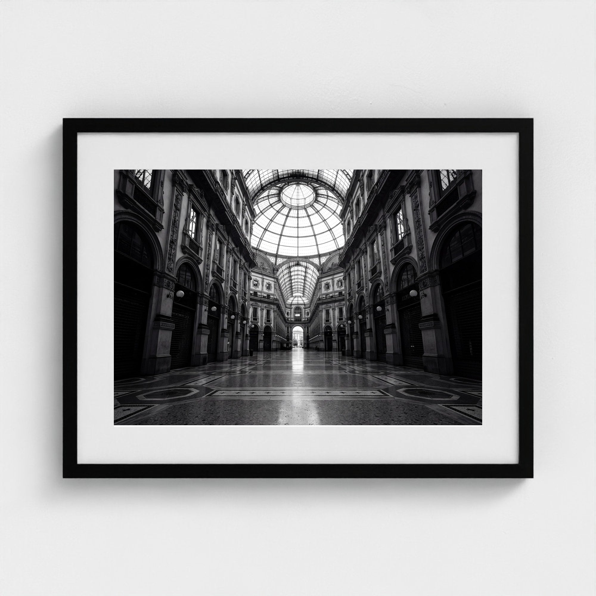 milan-galleria-empty framed