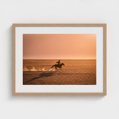 mongolia-horseman framed