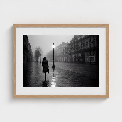paris-midnight-rain 24x18 natural frame