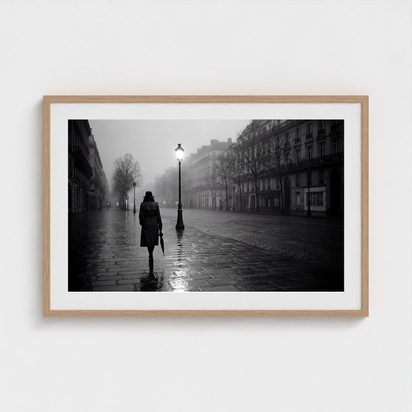 paris-midnight-rain 36x24 natural frame