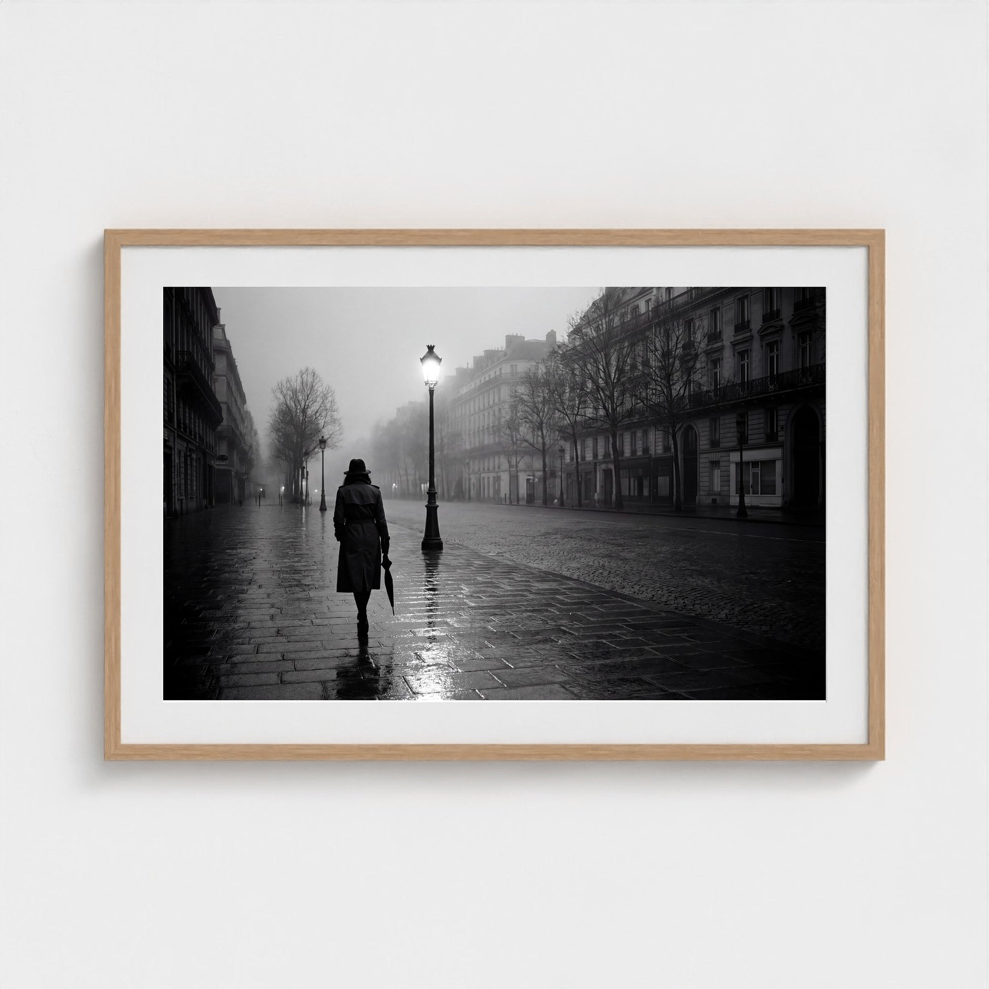 paris-midnight-rain 36x24 natural frame
