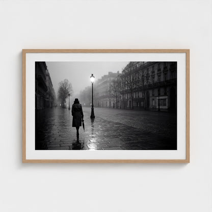 paris-midnight-rain 36x24 natural frame