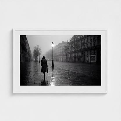 paris-midnight-rain 36x24 white frame